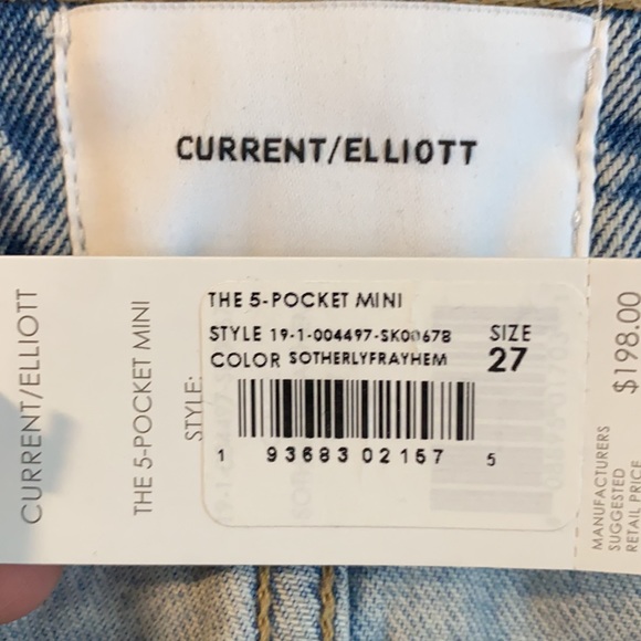 NWT CURRENT/ELLIOT Denim Skirt - Picture 4 of 4